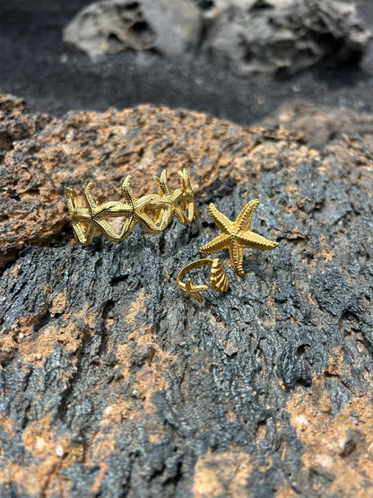 Anillo Estrella y Almeja